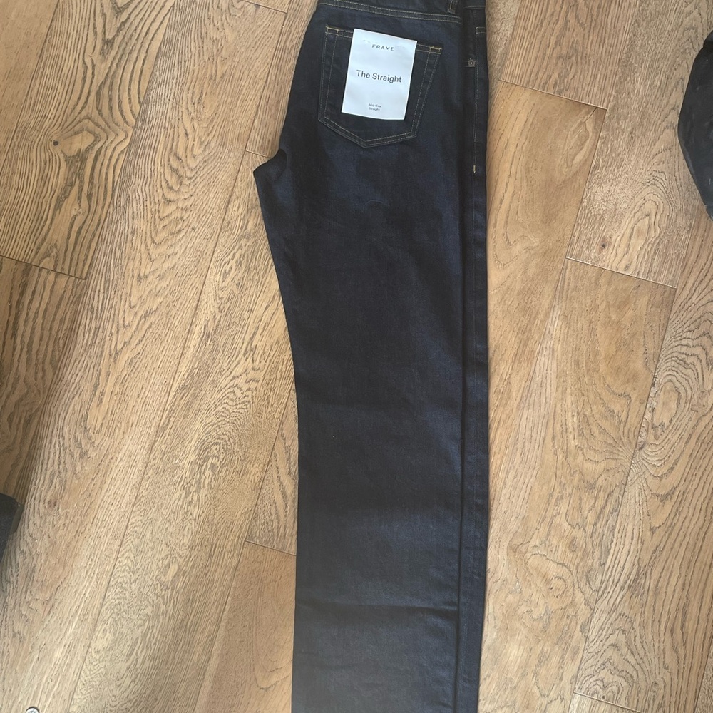 Frame Denim Men's Deep Indigo Straight Jeans